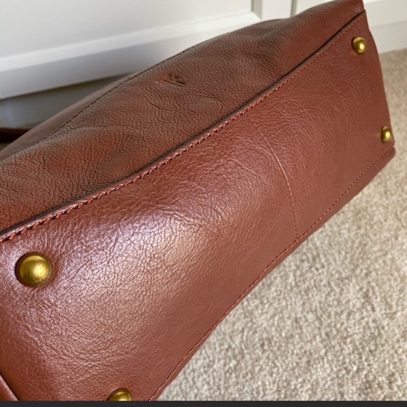 🔥 NWOT FRYE LEATHER RING TOTE🔥 - Picture 6 of 6